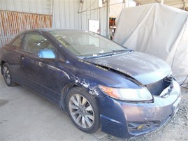 2009 Honda Civic EX Navy Blue Coupe 1.8L Vtec AT #A24901